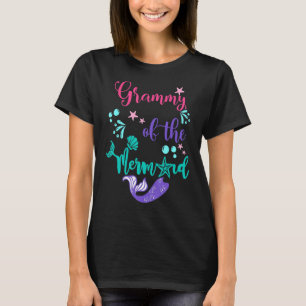 T-shirt Grammy De La Sirène D'Anniversaire Pour Hommes Fem