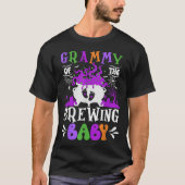 T-shirt Grammy Of The Brewing Baby Grandma To Be Halloween (Devant)