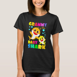T-shirt Grammy Shark Anniversaire Grammy Shark Famille Tee