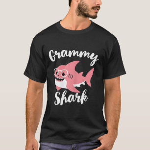 T-shirt Grammy Shark Fête des Mères Grand-mère Drôle
