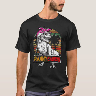 T-shirt Grammysaurus Rex Dinosaur Grammy Saurus Famille Ma