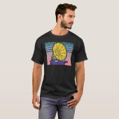 T-shirt Gramophone Enregistrement Lecteur Vaporwave Phono  (Devant entier)