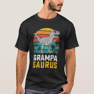 T-shirt Grampasaurus T Rex Dinosaur Grampa Saurus Famille