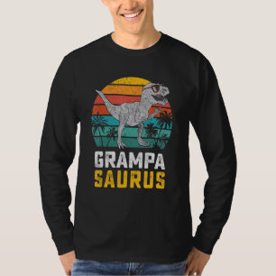 T-shirt Grampasaurus T Rex Dinosaur Grampa Saurus Famille