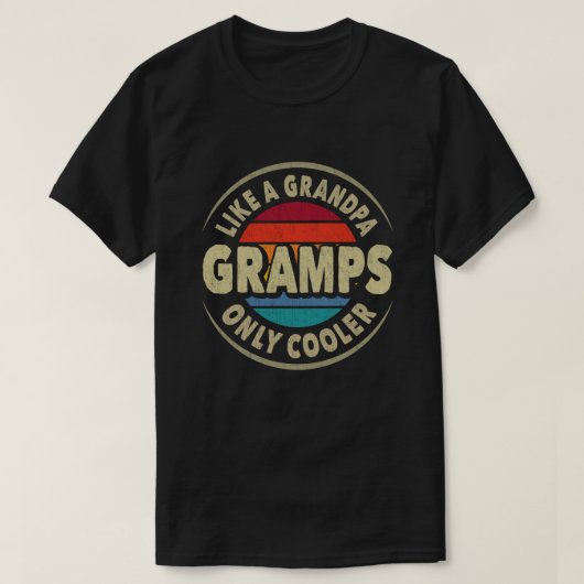 T-shirt Grampes comme un grand-père seulement Glacière Fêt (Design devant)