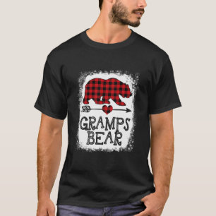 T-shirt Gramps Bear Christmas Pajama Red Plaid Buffalo Fam