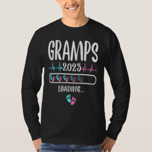 T-shirt Gramps Chargement 2023 Grossesse drôle Faire-part