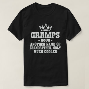 T-shirt Gramps Définition Drôle Signification Cool Grandpa