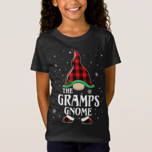 T-Shirt Gramps Gnome Buffalo Plaid Matching Family Christa
