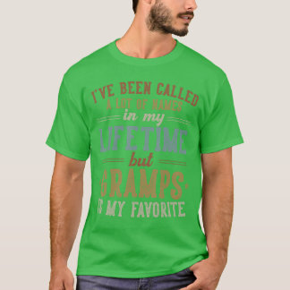 T-shirt Gramps Is My Favorite Name Fathers Day Gramps frie