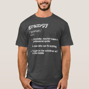 T-shirt Grampy Definition    TFunny Cool cadeau cadeau cad