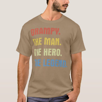 T-shirt Grampy l'homme le héros la légende 