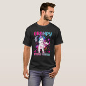 T-shirt Grampy of the Birthday Princess Girl Dabbing Unico (Devant entier)