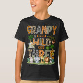 T-shirt Grampy Of The Wild &amp; Three Zoo 3rd Birthday Sa (Devant)