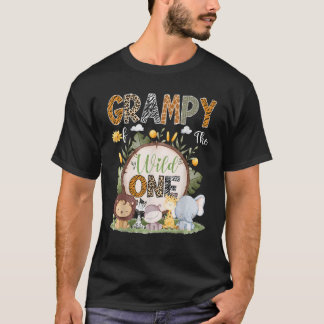 T-shirt Grampy Of The Wild Un 1Er Anniversaire Safari Enfa