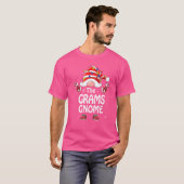 T-shirt Grams Gnome Tree Light Buffalo Plaid Christmas (Devant entier)