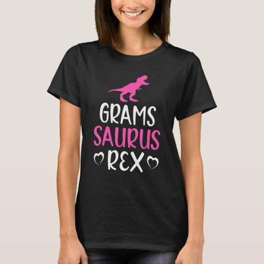 T-shirt Gramssaurus Rex Dinosaur Grams Saurus Family (Devant)