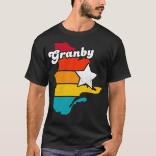 T-shirt Granby Québec Canada Souvenir Vintage en détresse
