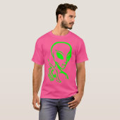 T-shirt Grand Alien vert (Devant entier)