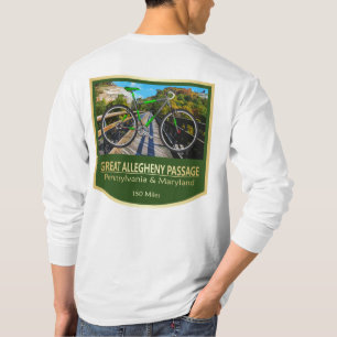T-shirt Grand Allegheny Passage (bike2)