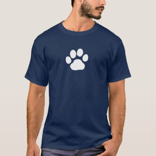 T-shirt Grand amant canin frais de l'empreinte de patte  