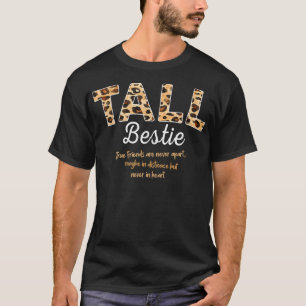 T-shirt Grand Bestie Short Bestie Meilleur Ami Matching Bf