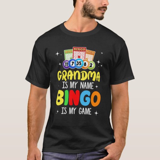 T-shirt Grand Bingo Art Pour Grandma Femmes Jeu Bingo P (Devant)