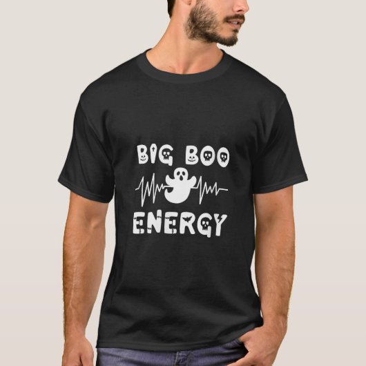 T-shirt Grand Boo Energy Shirt Halloween Infirmière Fantôm (Devant)