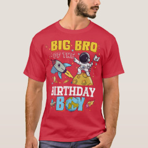T-shirt Grand Bro De L'Anniversaire Astronaut Thème Espace