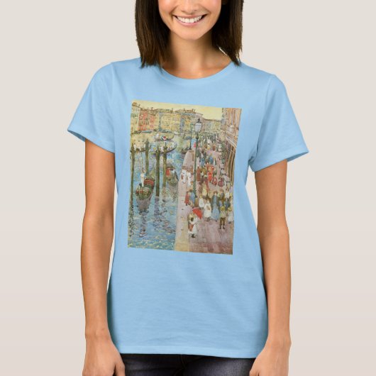 T-shirt Grand Canal, Venise par Maurice Prendergast (Devant)