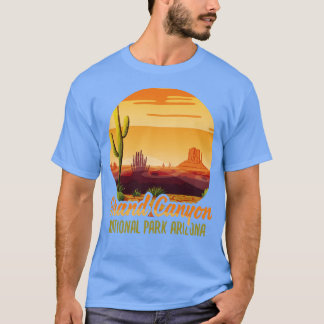 T-shirt Grand Canyon Arizona Us National Park Travel Hikin