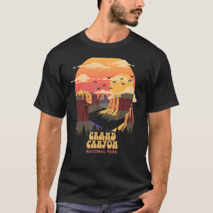 T-shirt Grand Canyon National Park Sunset WPA Style d'affi