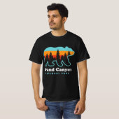 T-shirt Grand Canyon Retro Bear US National Park Travel (Devant entier)