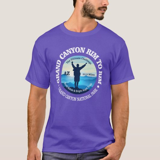 T-shirt Grand Canyon Rim to Rim v (Devant)