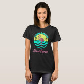 T-shirt Grand Cayman Spring Break Sunset Graphic Family Ma (Devant entier)