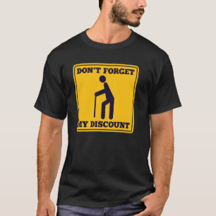 T-shirt Grand Citoyen Remise Personnes âgées Vieilles Pers