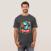T-shirt Grand cod blanc de cap 3 (Devant entier)