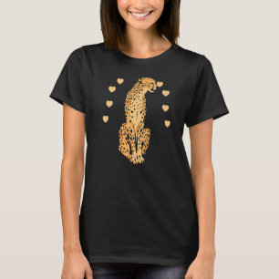 T-shirt Grand Costume Cheetah Amour Gros Chat