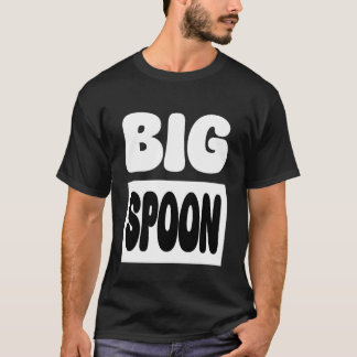 T-shirt Grand cuillère swinger drôle relations couples ass