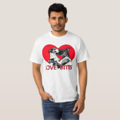 T-shirt Grand Dane Love Bites (Devant entier)