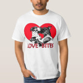 T-shirt Grand Dane Love Bites (Devant)