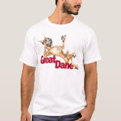 T-shirt Grand Dane Ramenée Faite (Devant)