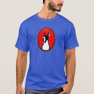 T-shirt Grand Danois Mantel rogné