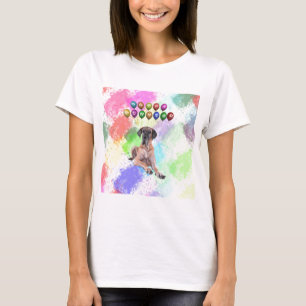 T-shirt Grand Danois souhaitant une bonne année