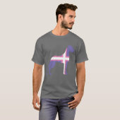T-Shirt Grand Danois Violet (Devant entier)