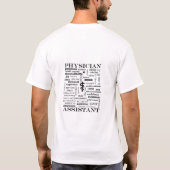 T-shirt grand de douille de short de conception de (Dos)