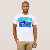 T-shirt grand de poisson (Devant entier)