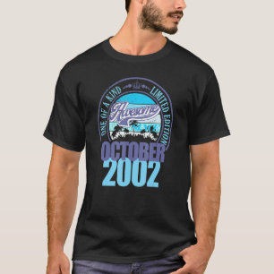 T-shirt Grand depuis octobre 2002 20e anniversaire dire 20