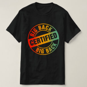 T-shirt Grand dos certifié