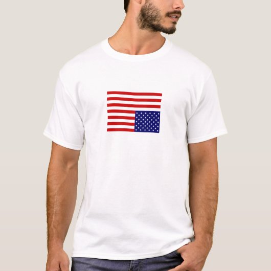 T-shirt grand drapeau (Devant)